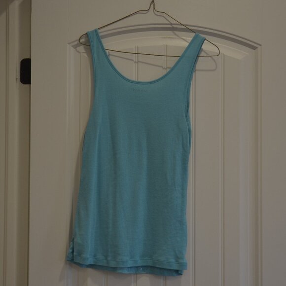 Old Navy Aqua Sequin Tank Top - Picture 2 of 3
